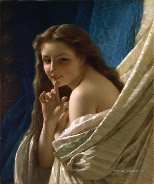 Pierre Auguste Cot œuvres - portrait d’une jeune femme classicisme académique Pierre Auguste Cot
